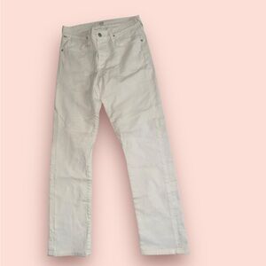 Citizens Of Humanity Cream Straight Jeans
